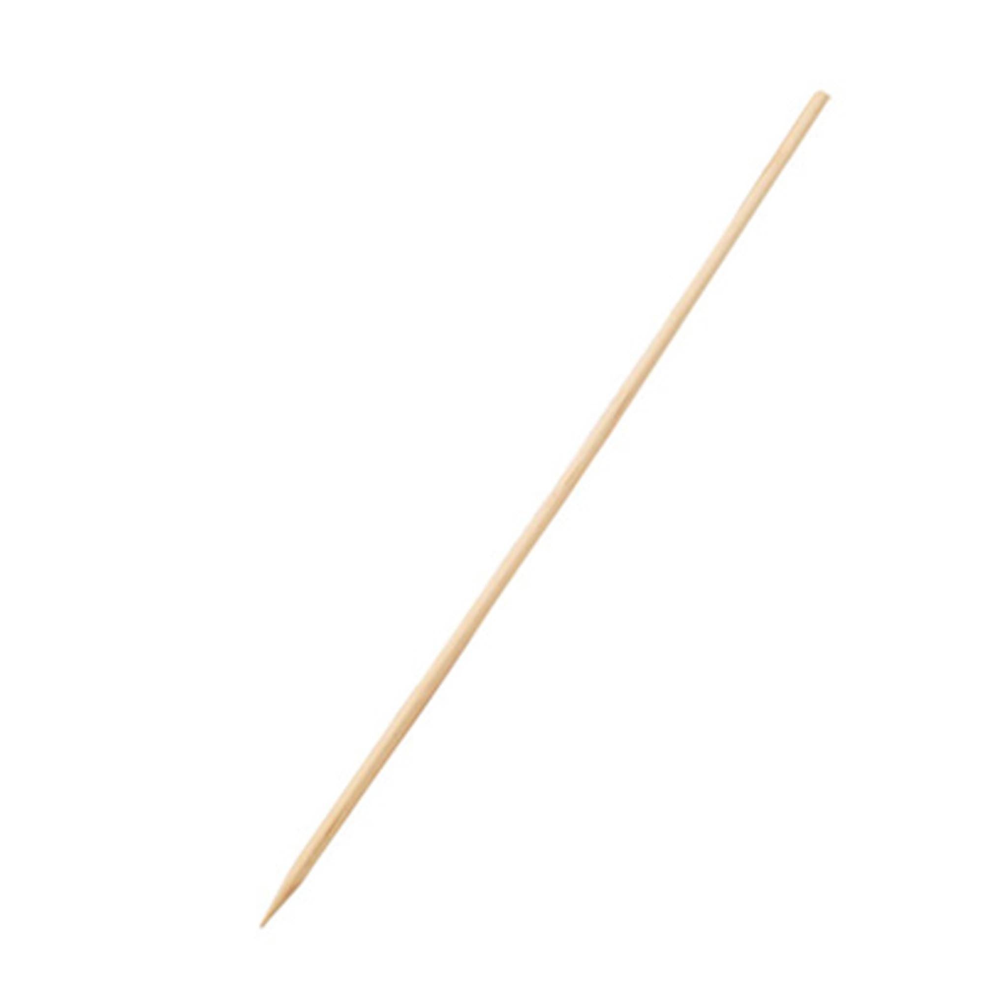 100 Schaschlikspiesse aus Birkenholz, 20 cm lang, 0,3 cm Durchmesser, ideal für Grill und Küche, umweltfreundlich und stabil.