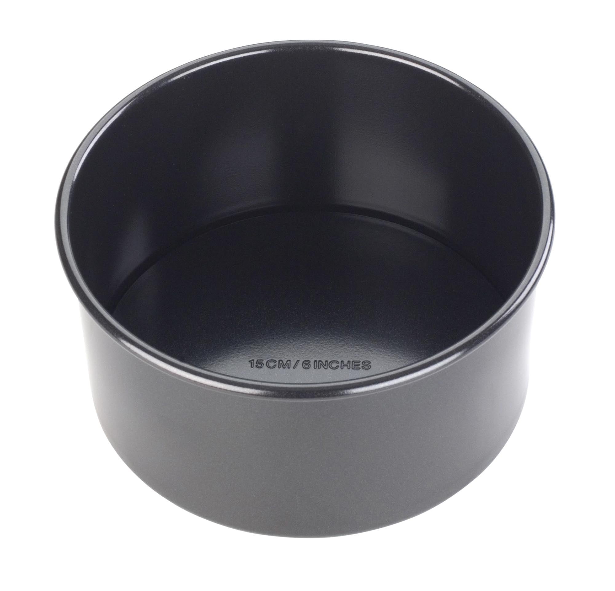 Entdecken Sie die runde, tiefe Backform von Tala (D15cm, H8.5cm) mit Antihaftbeschichtung. Ideal für Kuchen, Torten und Quiches!
