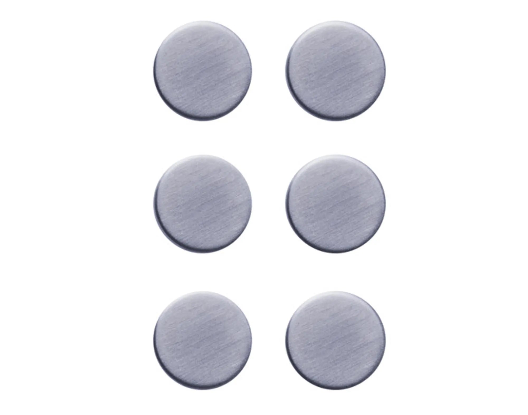 Magnet-Set 6 Stück Metall extra stark ø 2.7 cm in  präsentiert im Onlineshop von KAQTU Design AG. Büromaterial ist von ZELLER PRESENT