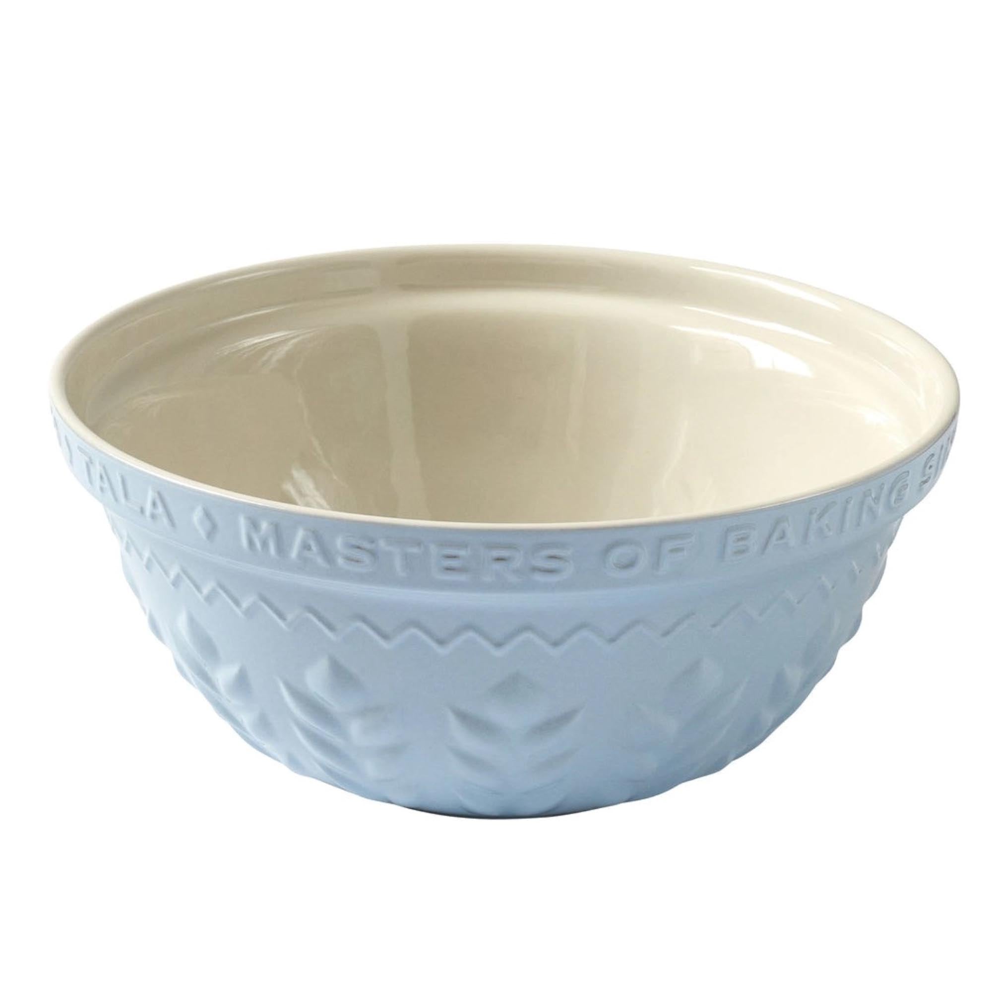 <tc>Tala</tc> blue Corn Design 30cm mixing bowl stoneware