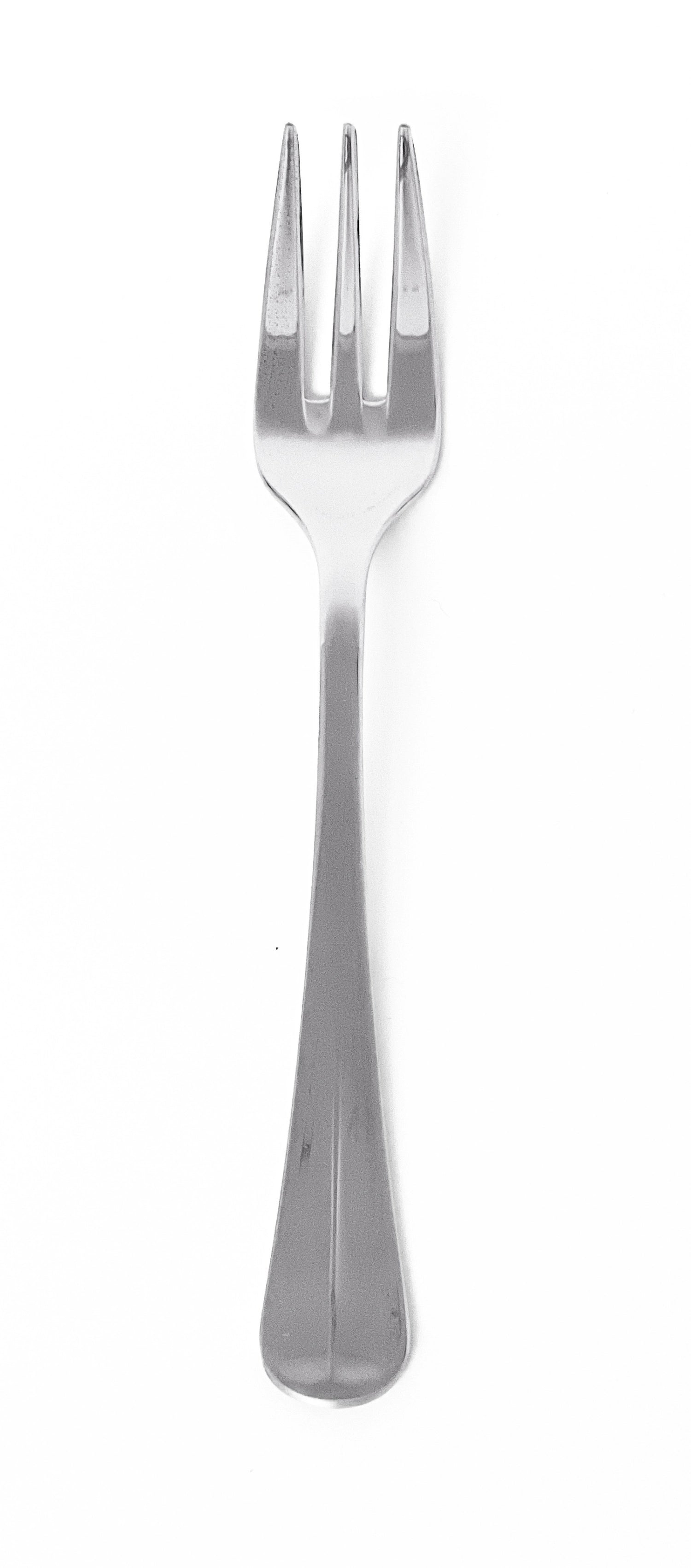 Elegante Kuchengabel Baguette von Abert, gefertigt aus robustem 18/10 Edelstahl, ideal für Desserts und festliche Anlässe.