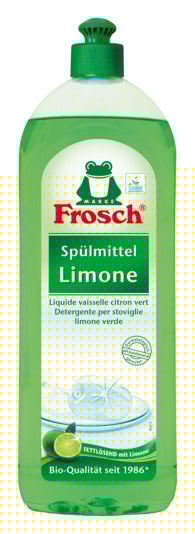 FROSCH Abwaschmittel Frosch Duo 2 x 1 l in  präsentiert im Onlineshop von KAQTU Design AG. Reinigungsmittel ist von FROSCH