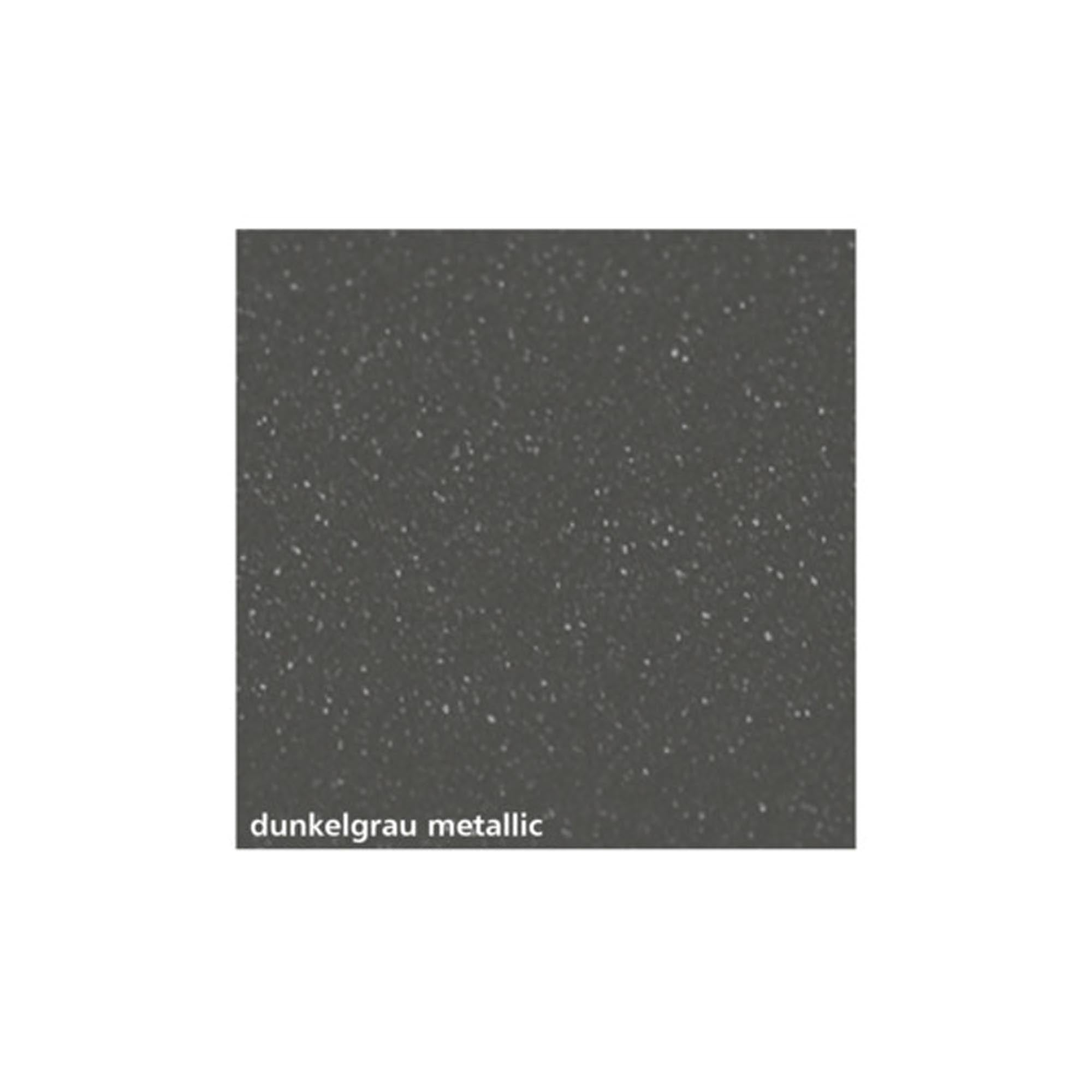 Moderner Briefkasten aus Aluminium, 415x310x292 mm, mit Dessinal-Front in dunkelgrau metallic, robust und stilvoll.