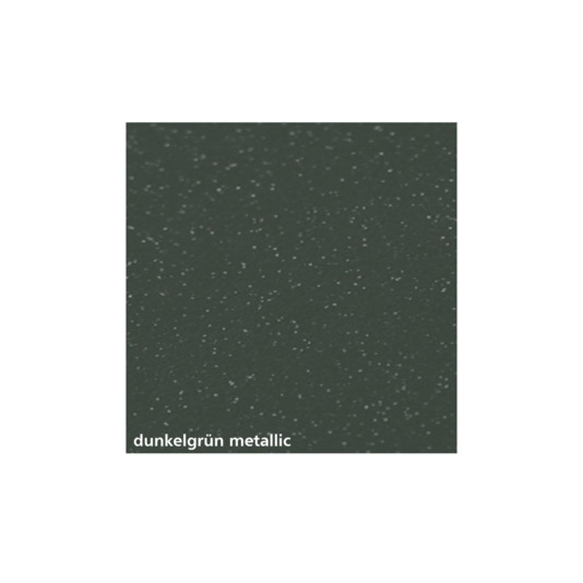Hochwertiger Briefkasten aus Aluminium, dunkelgrün metallic, robust und stilvoll, Maße 415x310x292 mm, ideal für den Außenbereich.