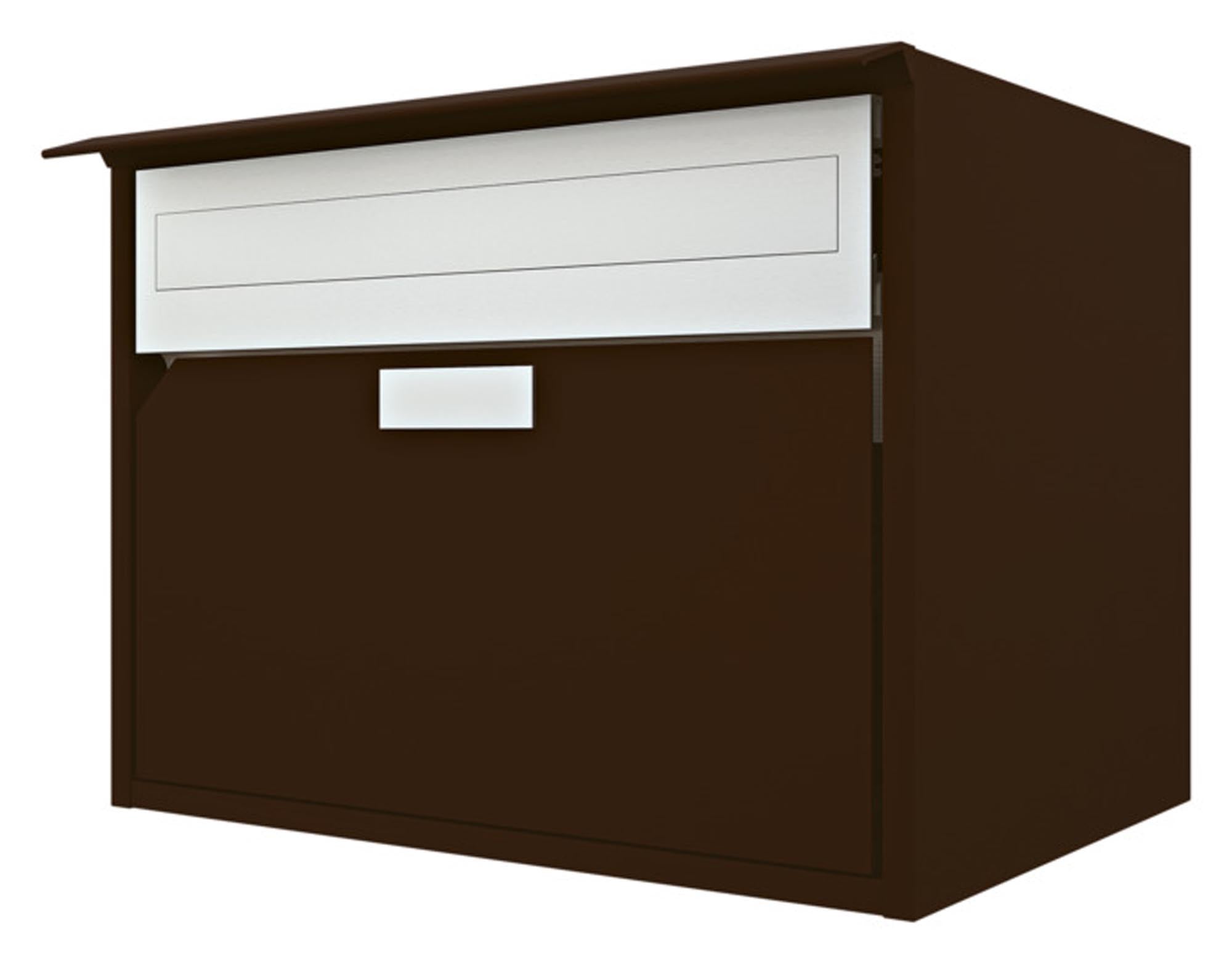 HUBER AG Briefkasten Alu 400 415x310x292 mm IGP Classic 34 dunkelbraun in dunkelbraun präsentiert im Onlineshop von KAQTU Design AG. Briefkasten ist von HUBER