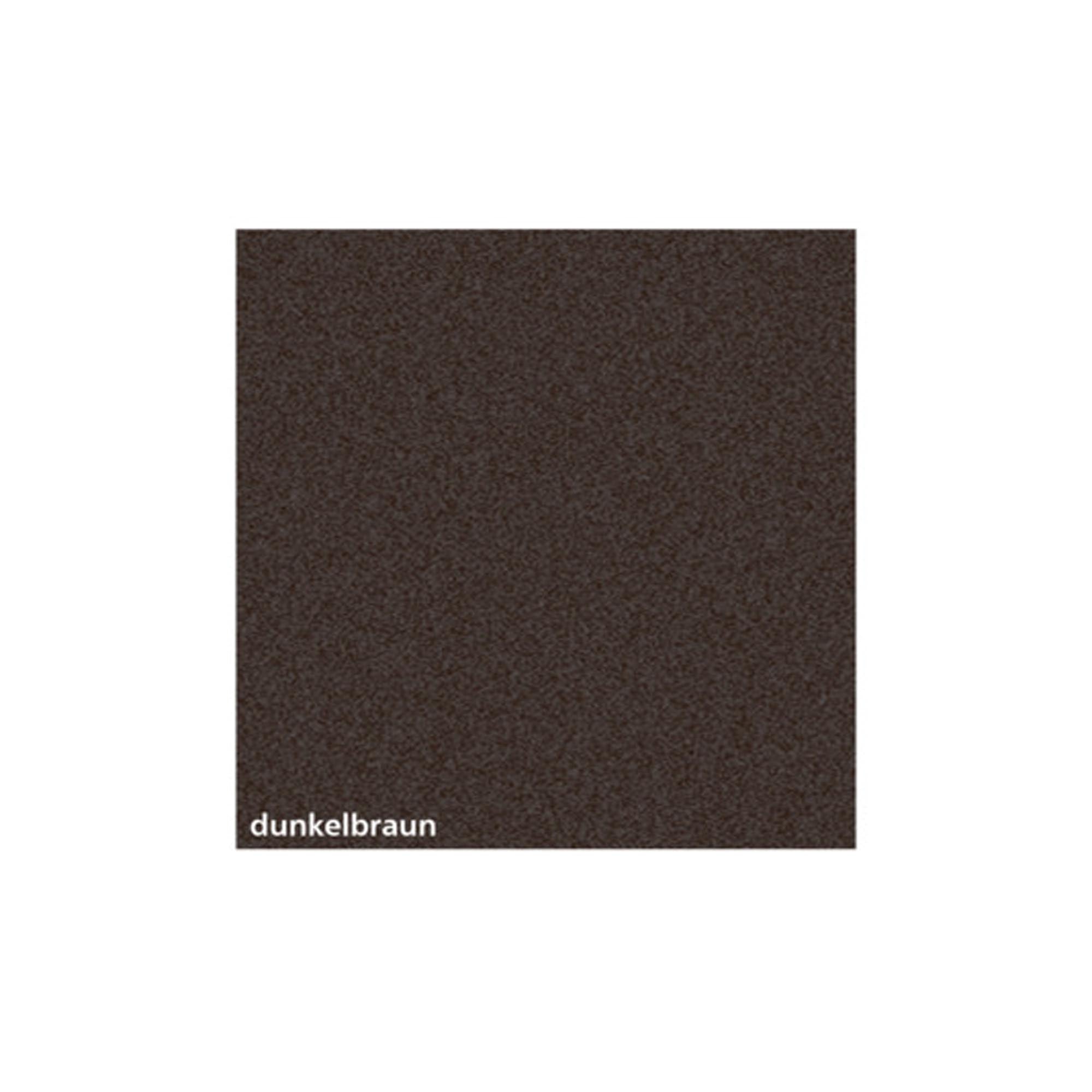 Hochwertiger Briefkasten aus Aluminium, 415x310x292 mm, dunkelbraun, robust und stilvoll, ideal für den Außenbereich.
