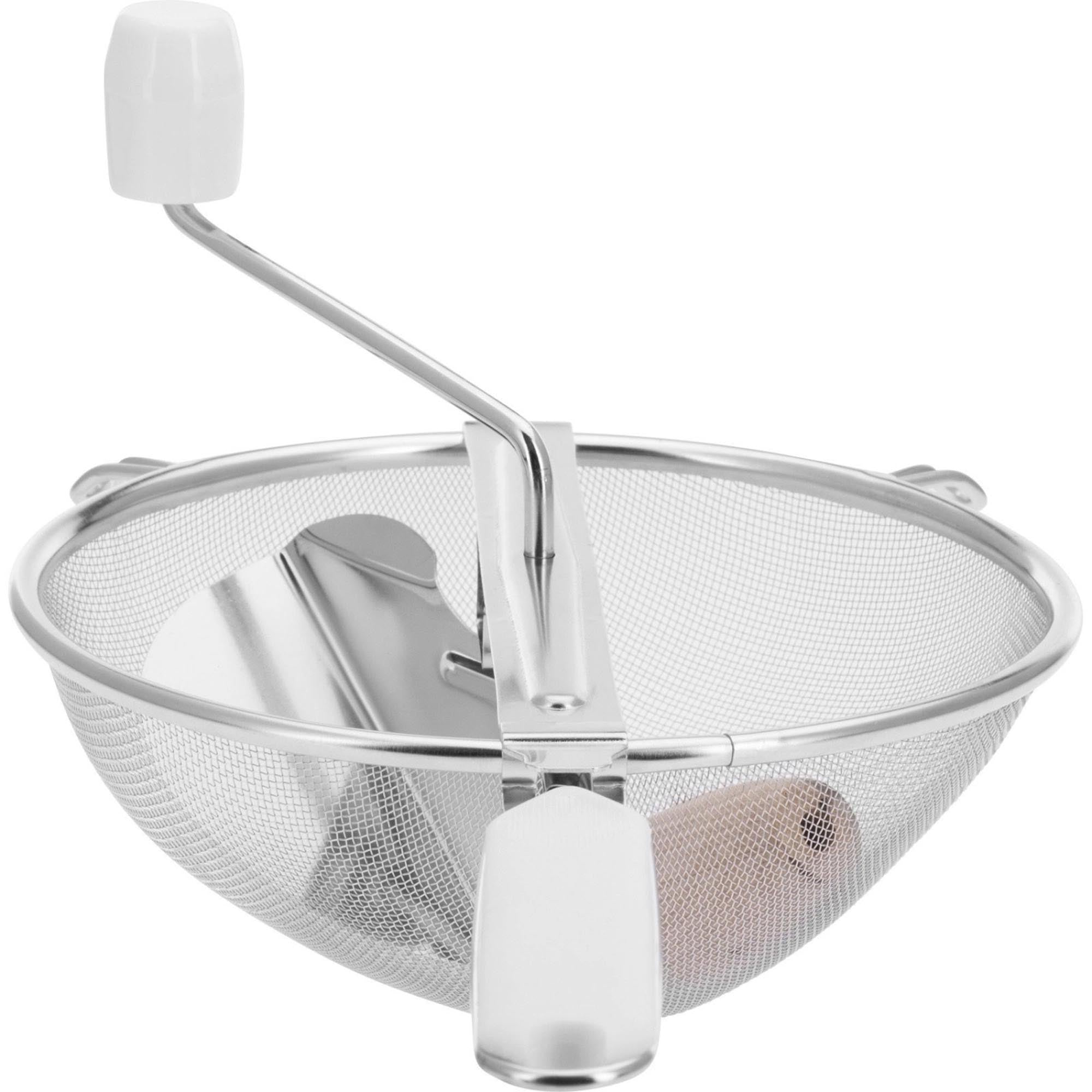 Hochwertiges Passiersieb aus Edelstahl von Westmark, ideal für Küche und Gastronomie, Maße 37x20x18cm, robust und vielseitig einsetzbar.
