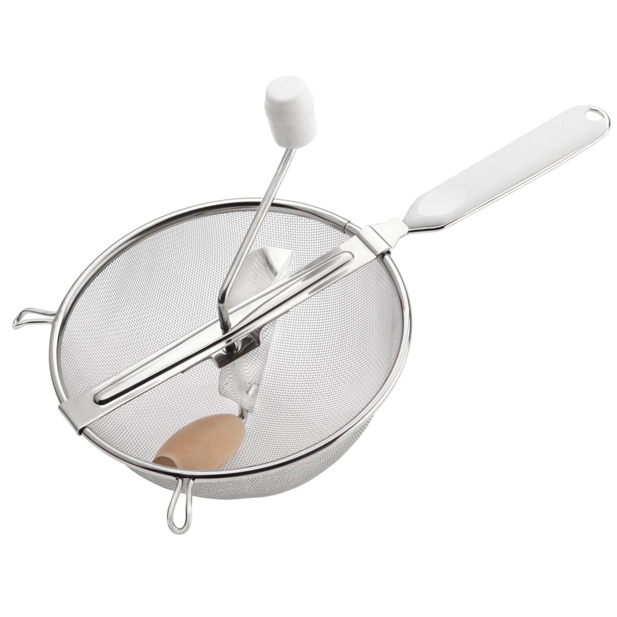 Passiersieb Edelstahl Standard, 37x20x18cm in Silber präsentiert im Onlineshop von KAQTU Design AG. Küchensieb ist von Westmark