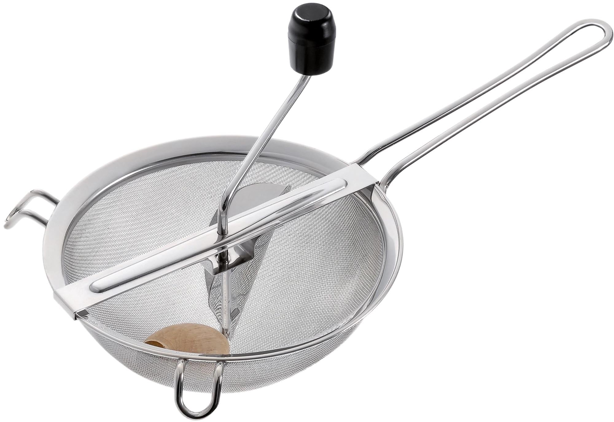 Passiersieb Edelstahl Freches Früchtchen, 39x20x18cm in Silber präsentiert im Onlineshop von KAQTU Design AG. Küchensieb ist von Westmark