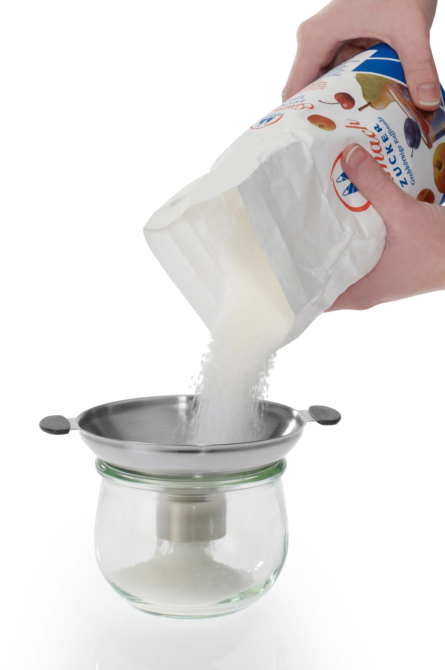 Edelstahl Einmachtrichter von Westmark, Ø 13 cm, ideal zum Abfüllen von Einmachgläsern, robust und praktisch für die Küche.