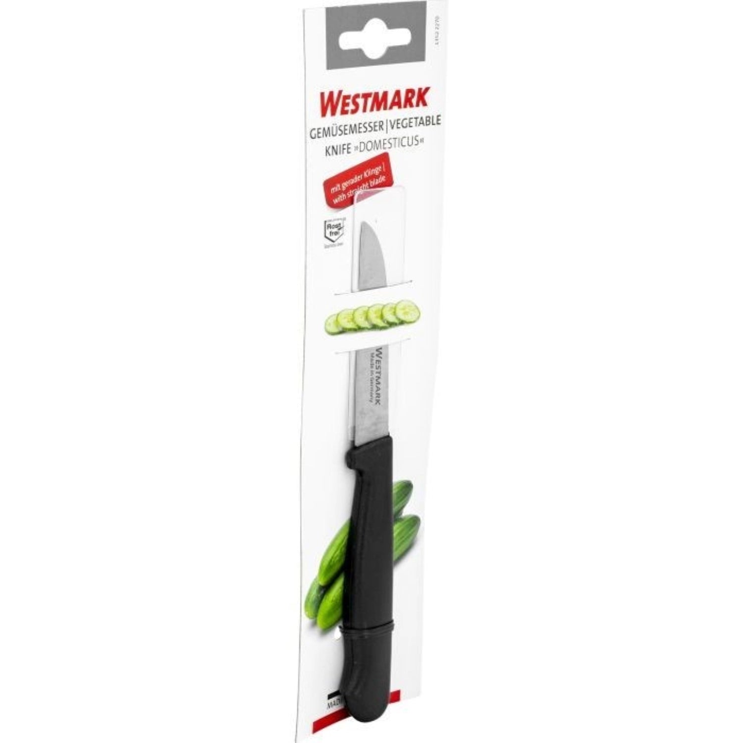 Präzises Kochmesser aus der Domesticus-Serie von Westmark, 17.5x2x1cm, perfekt für vielseitige Schneidarbeiten in der Küche.