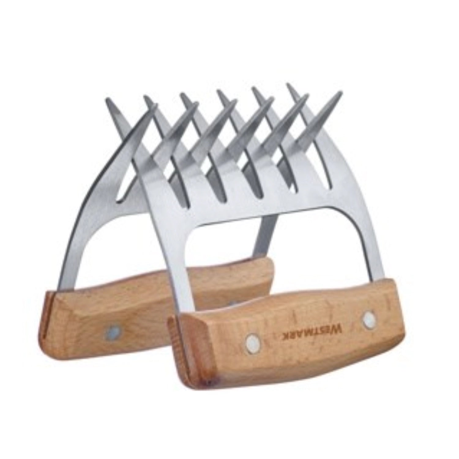 Entdecken Sie das 2er Set Fleischkrallen von Westmark – ideal für Fleischliebhaber! Mit Edelstahlzacken und ergonomischen Buchenholzgriffen für müheloses Zerkleinern.