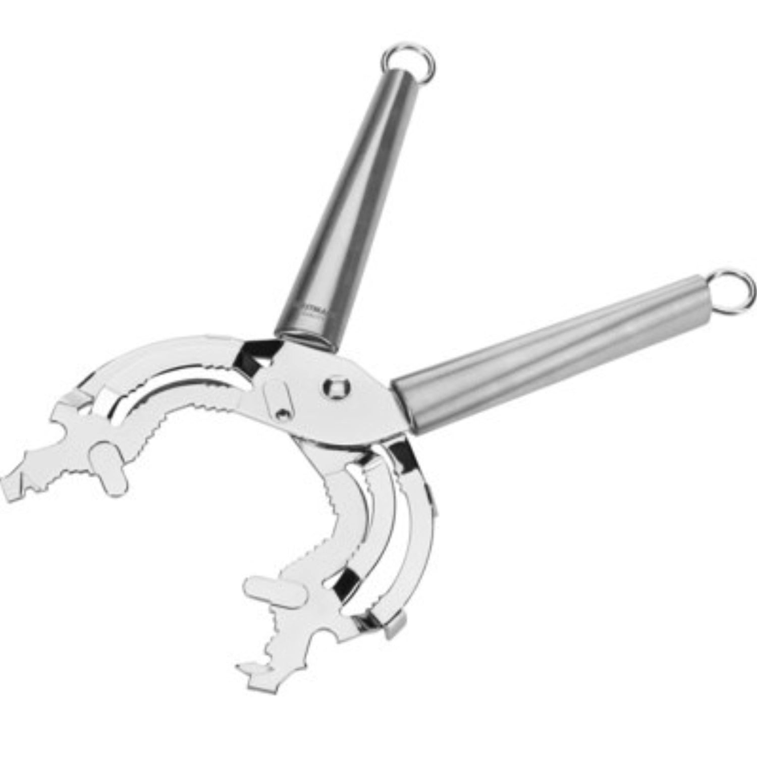 Deckelöffner Glory aus Edelstahl von Westmark, ergonomisch gestaltet für müheloses Öffnen von Dosen, ideal für die Küche.
