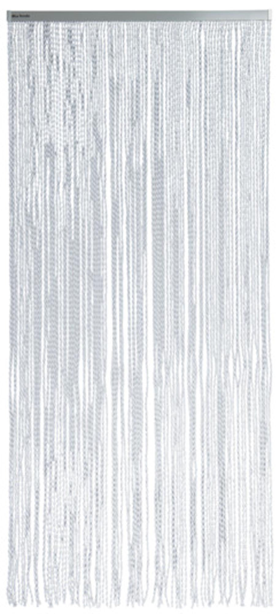 LA TENDA Türvorhang Riva 2 weiss grau 100x230cm