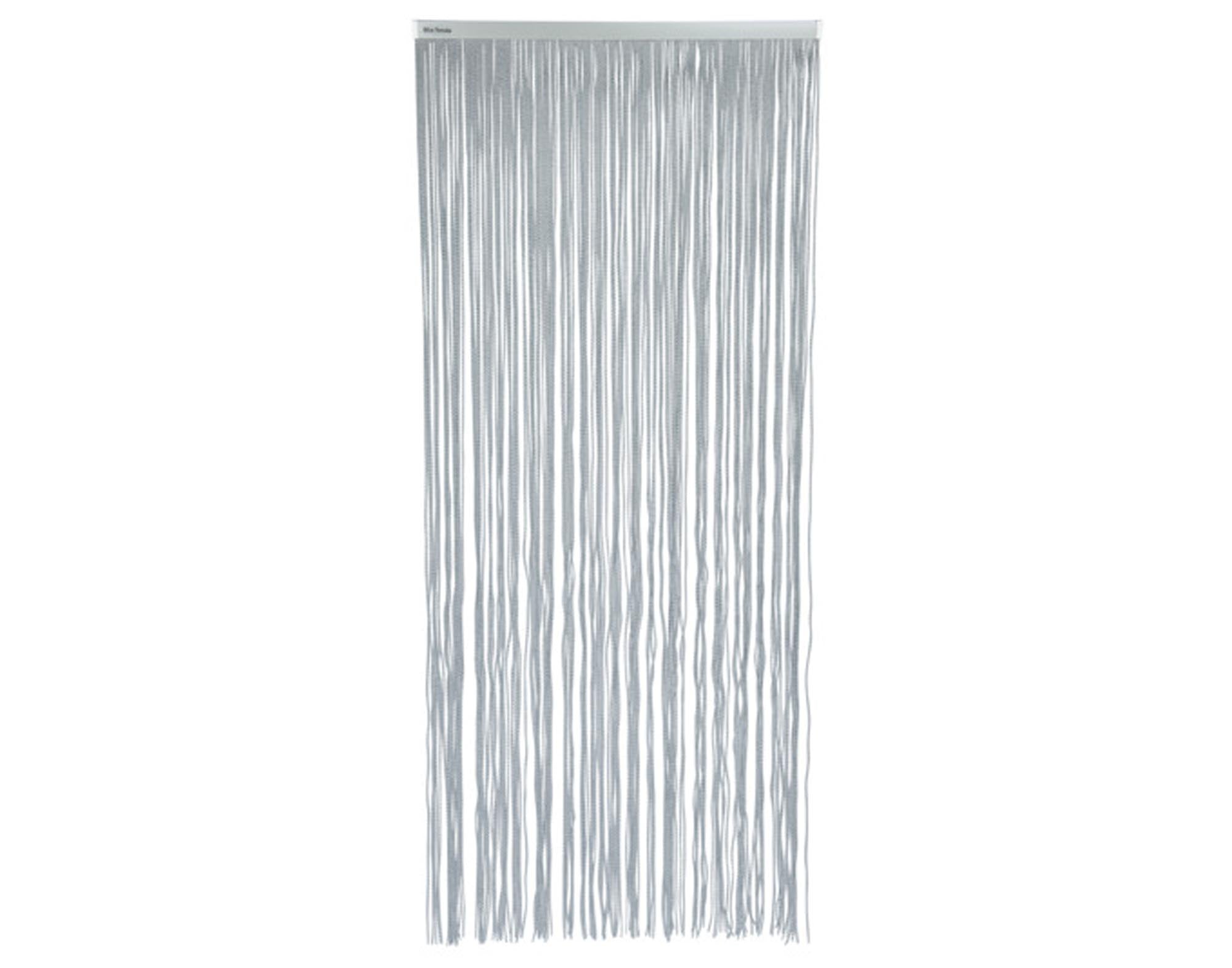 LA TENDA Türvorhang Lazio 1 schwarz transparent 90x210cm