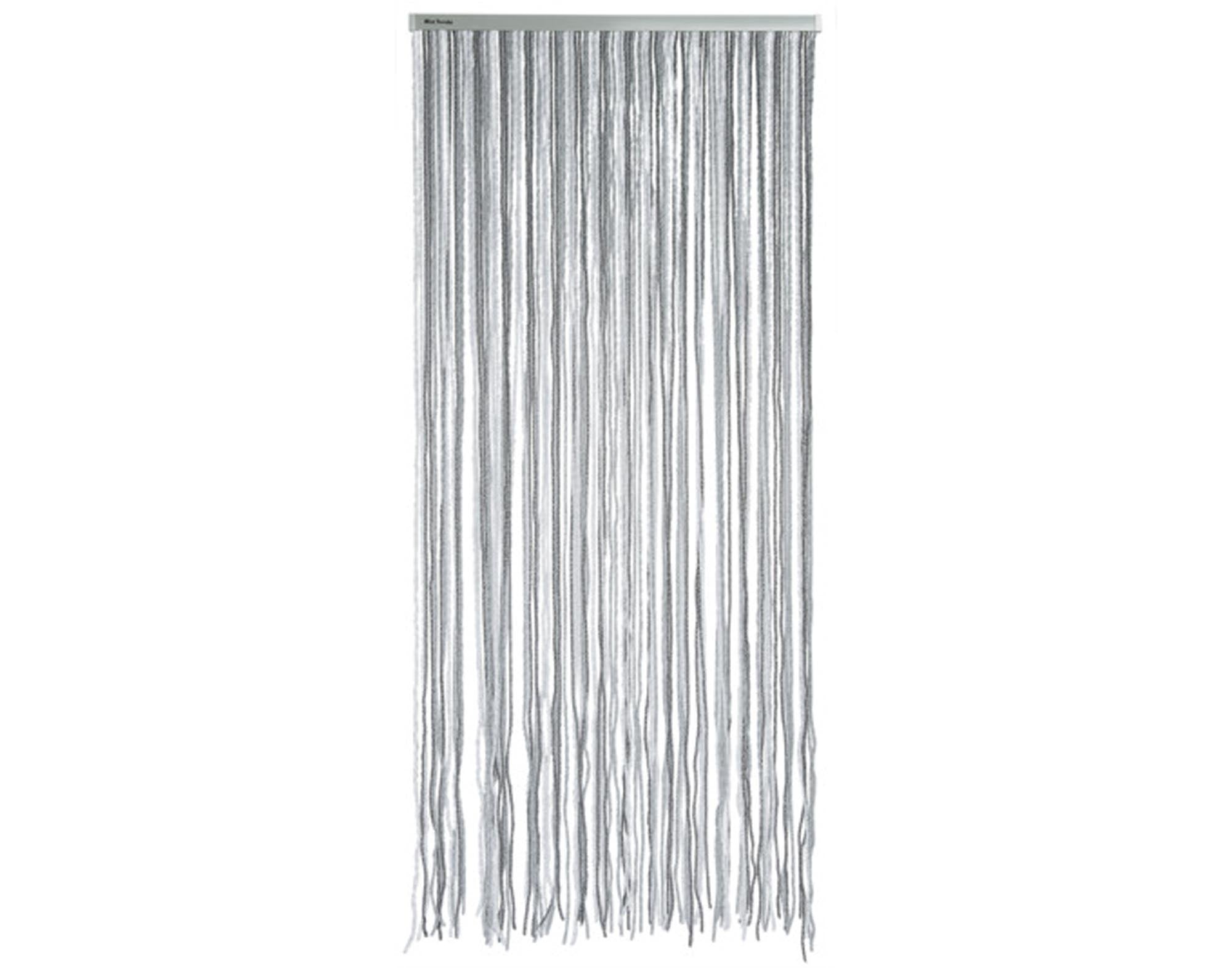 LA TENDA Türvorhang Arezzo 1 schwarz weiss grau 90x210cm