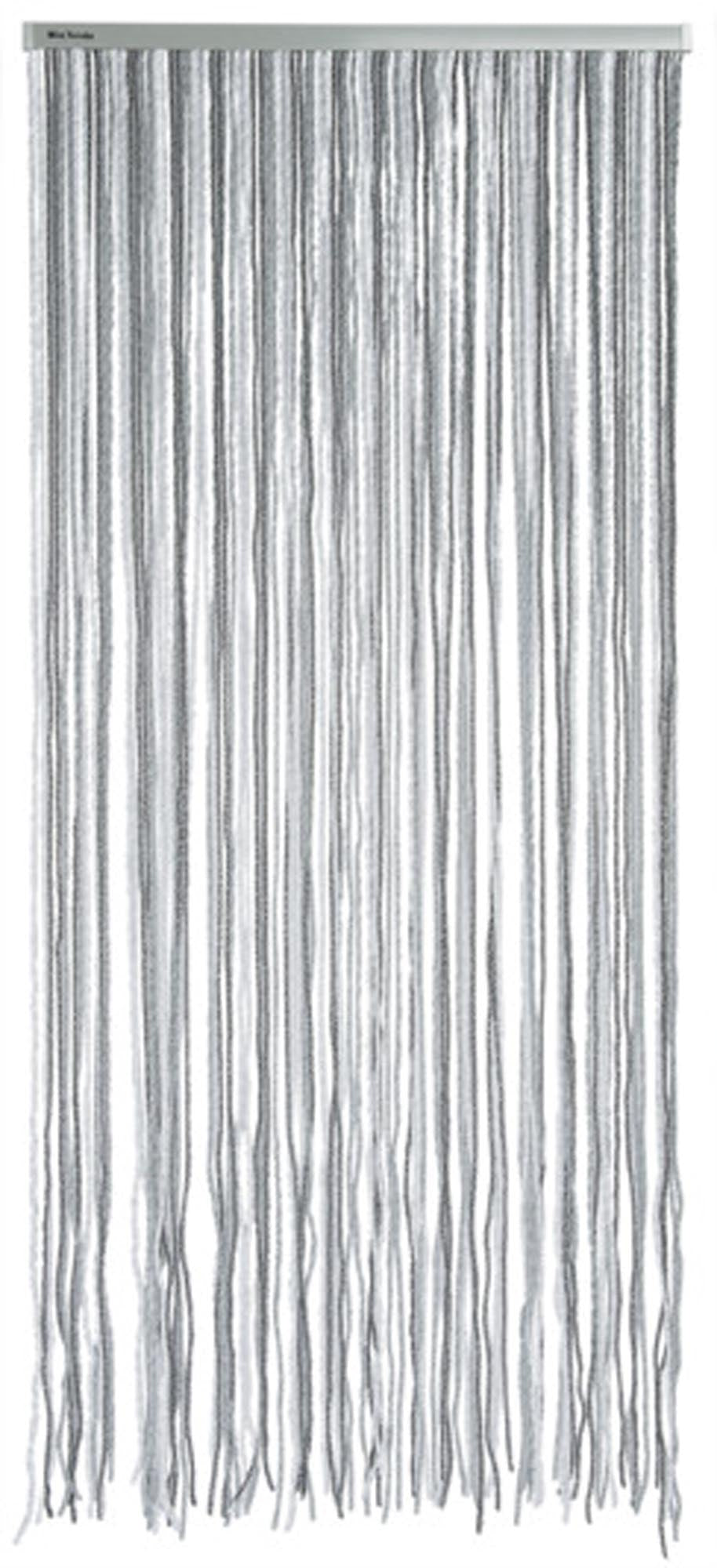 LA TENDA Türvorhang Arezzo 1 schwarz weiss grau 100x230cm