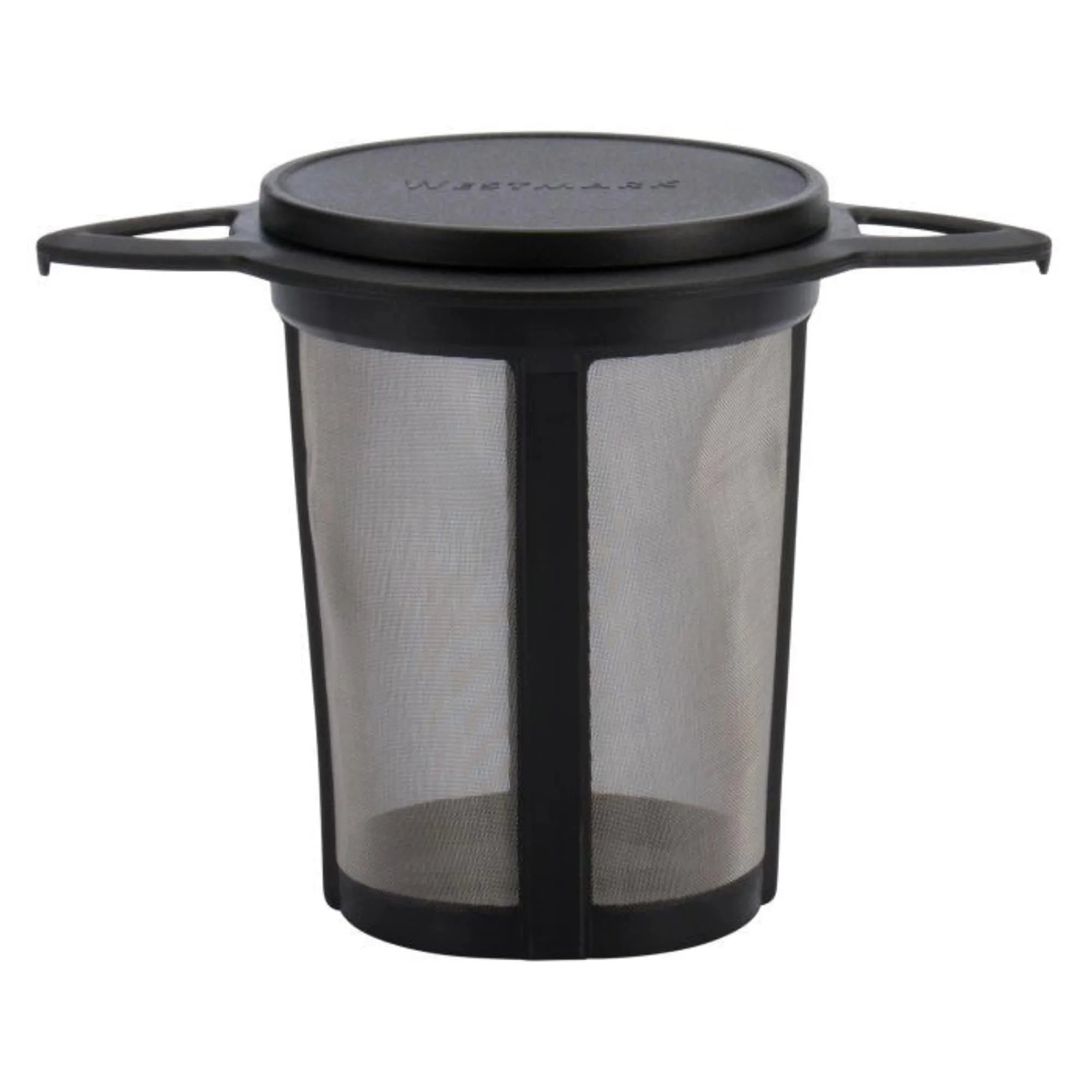 Wiederverwendbarer Tee-Dauerfilter von Westmark, Maße 11x7.2x8.0cm, perfekt für losen Tee, nachhaltig und praktisch.