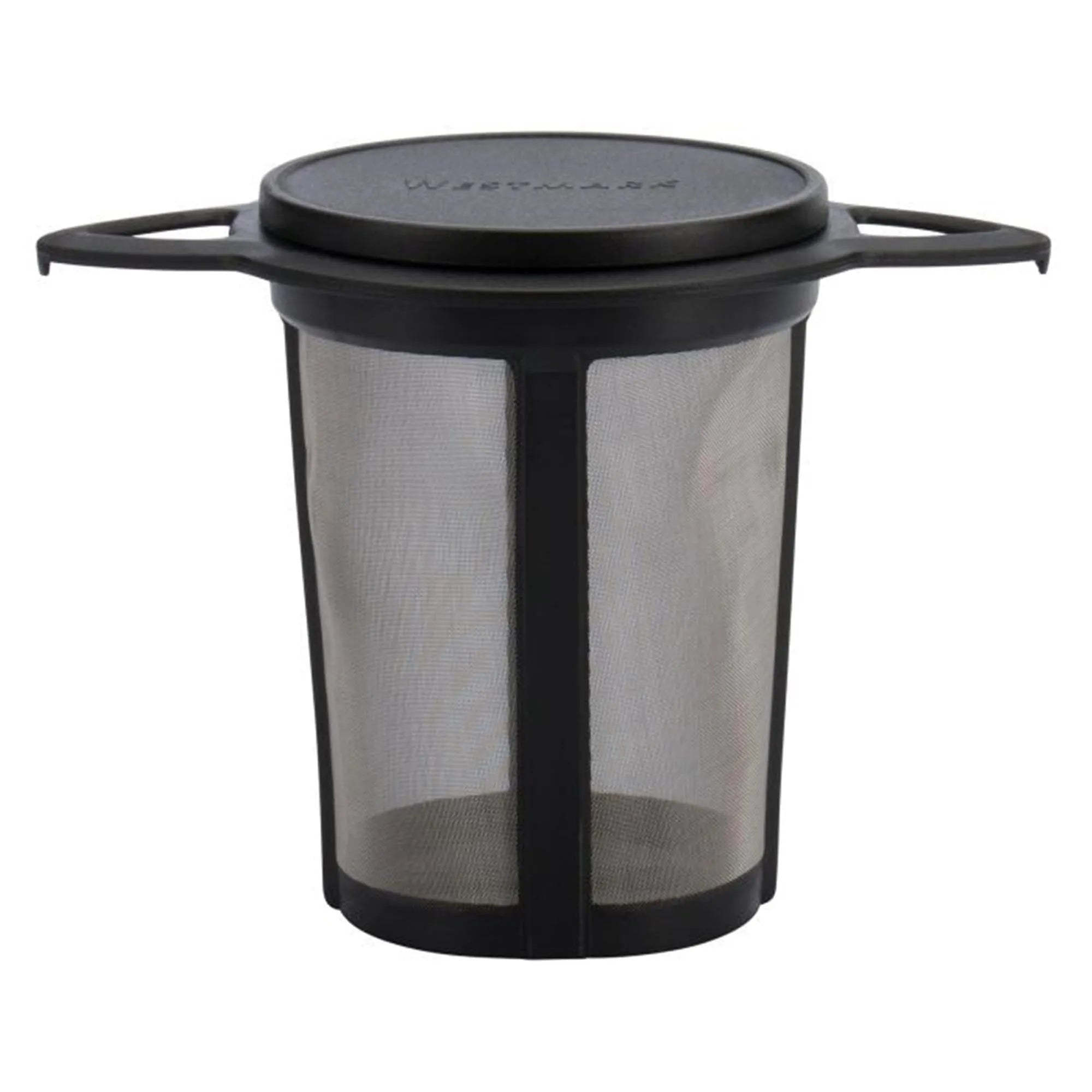 Praktischer Dauerfilter für Tee von Westmark, Maße 11x7.2x8.0cm, ideal für losen Tee, wiederverwendbar und umweltfreundlich.