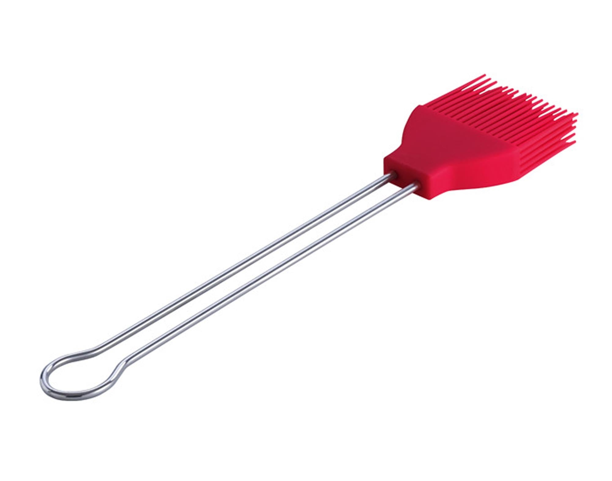 Entdecken Sie den LOTUSGRILL Marinierpinsel aus hochwertigem Silikon in Rot. Perfekt für Marinaden, hitzebeständig, spülmaschinenfest und mit ergonomischem Griff – ein Muss für jeden Grillmeister!