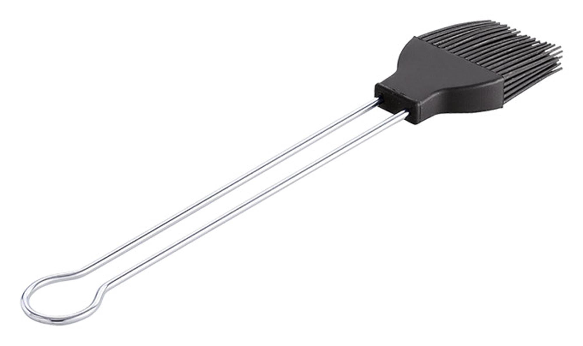Entdecken Sie den hochwertigen LOTUSGRILL Marinierpinsel aus Silikon in grau. Perfekt für Marinaden, hitzebeständig, spülmaschinenfest und mit ergonomischem Griff – ein Muss für jeden Grillmeister!