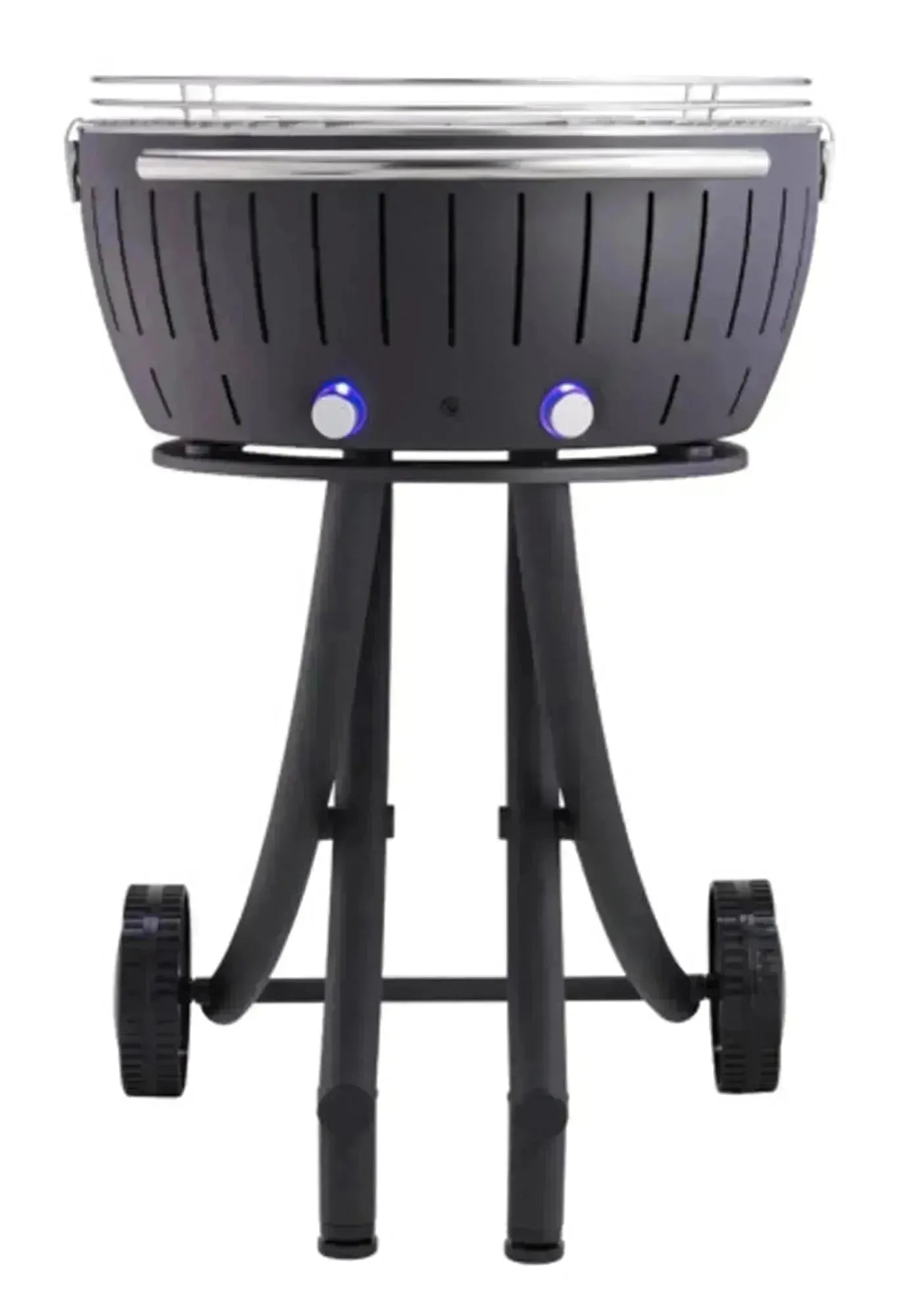LotusGrill XXL: Rauchfreier Holzkohlegrill in Anthrazit, große Grillfläche, Edelstahl, leicht zu reinigen, ideal für Garten und Camping.