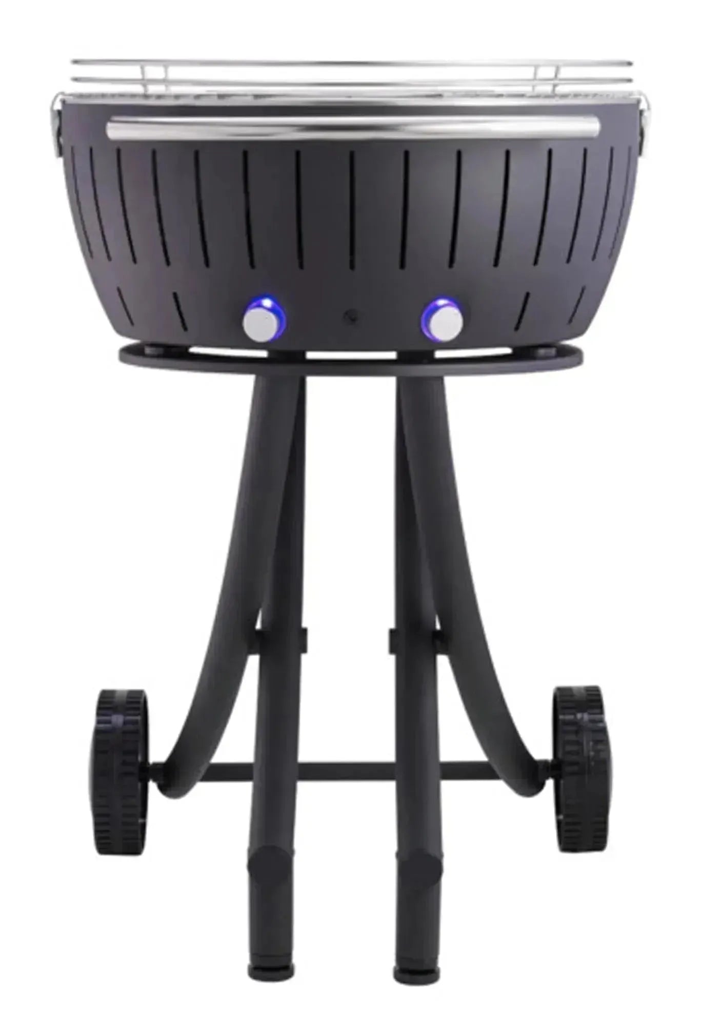 LotusGrill XXL: Rauchfreier Holzkohlegrill in Anthrazit, große Grillfläche, Edelstahl, leicht zu reinigen, ideal für Garten und Camping.