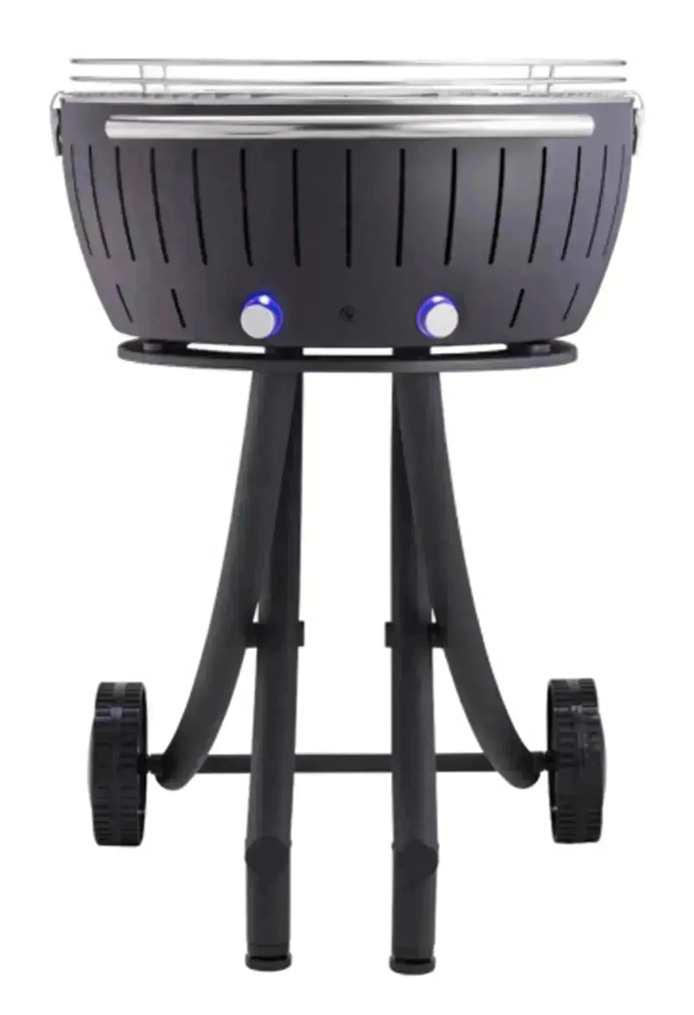 LotusGrill XXL: Rauchfreier Holzkohlegrill in Anthrazit, große Grillfläche, Edelstahl, leicht zu reinigen, ideal für Garten und Camping.