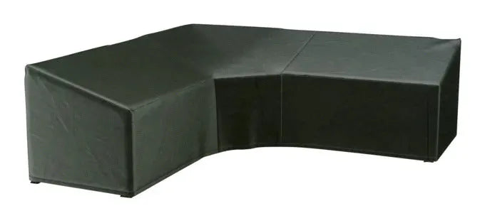 Hochwertige Schutzhülle für L-Trapez-Möbel, 270x270x90x65/90 cm, wasserabweisend und atmungsaktiv, von Platinum AeroCover.