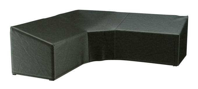 Hochwertige Schutzhülle für L-förmige Loungemöbel, wasserabweisend, atmungsaktiv, 300x300x90x70 cm, schützt vor Witterung.