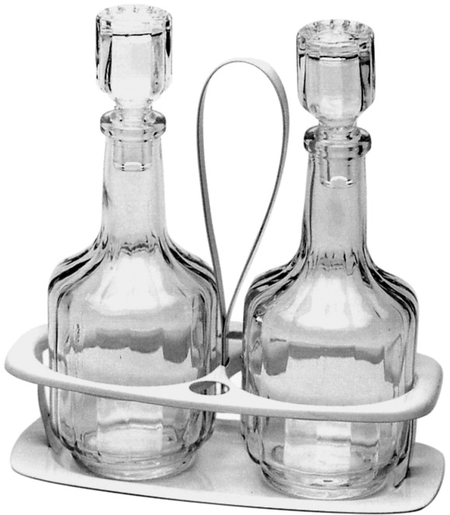 Oel- & Essig Garnitur klein in Transparent präsentiert im Onlineshop von KAQTU Design AG. Öl & Essig ist von Fortessa