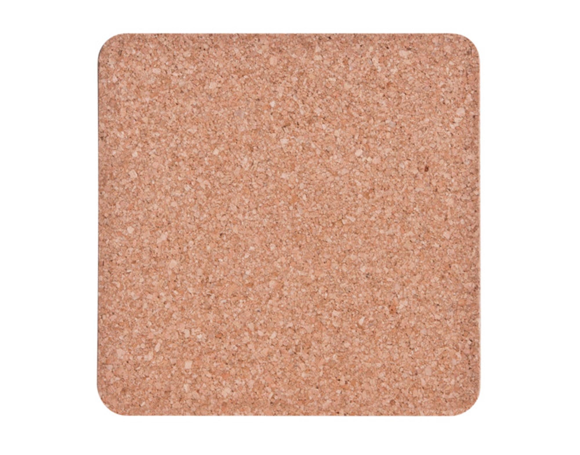 Stilvoller Korkuntersetzer 24.5x24.5 cm von ZELLER PRESENT: umweltfreundlich, hitzebeständig, schützt Oberflächen, einfach zu reinigen.