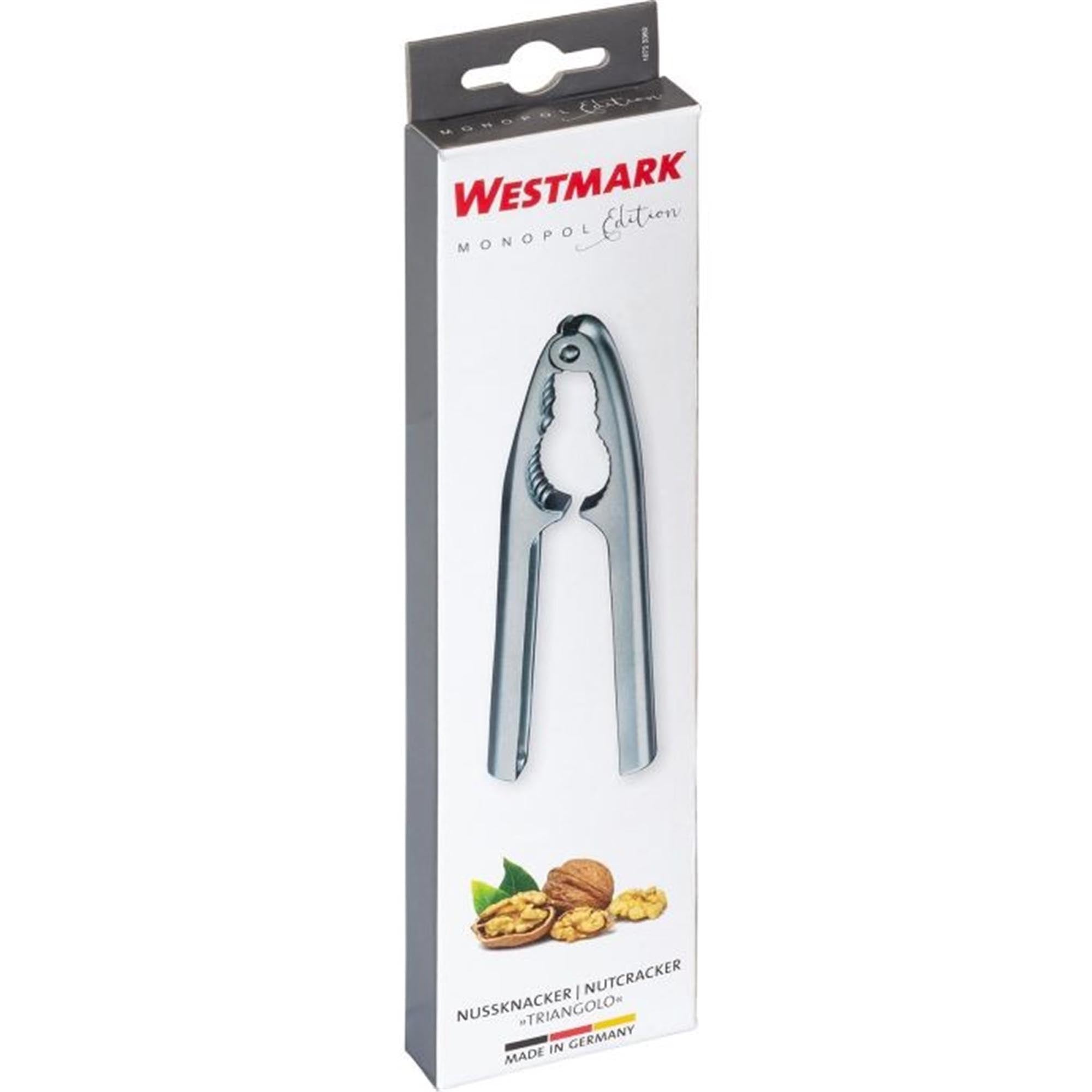 Eleganter Nussknacker Triangolo von Westmark, edelmattiert, 17.5x4x1.2cm, ideal für Nüsse, robust und stilvoll.