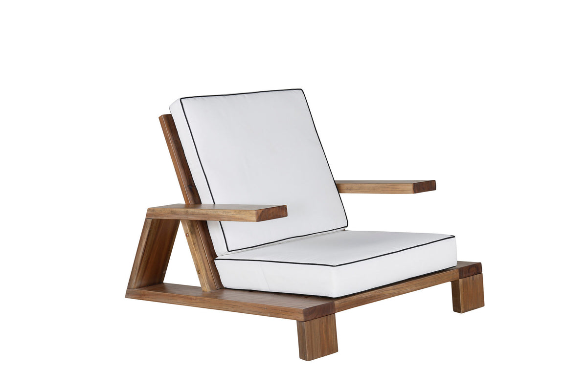 Daria Lounge Chair in Braun präsentiert im Onlineshop von KAQTU Design AG. Outdoor-Sessel ist von Venture Home