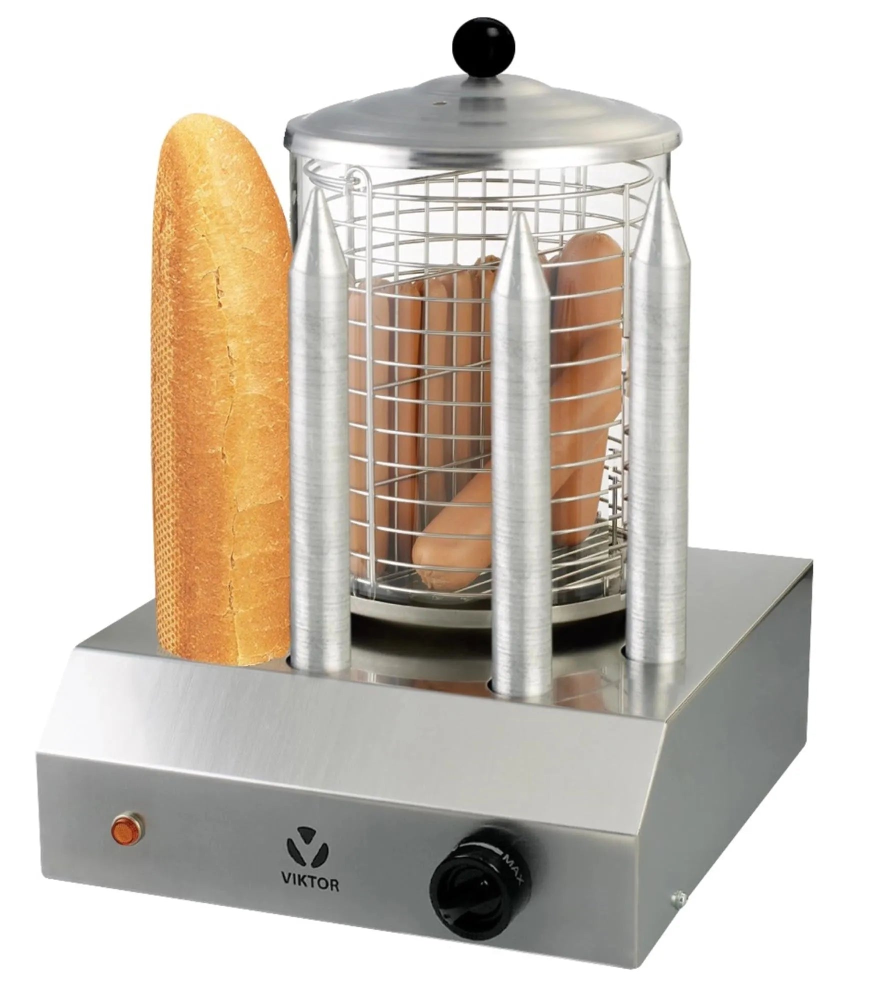 Hot Dog Maschine mit 4 Brothaltern in  präsentiert im Onlineshop von KAQTU Design AG. Küchengerät ist von Maison Truffe