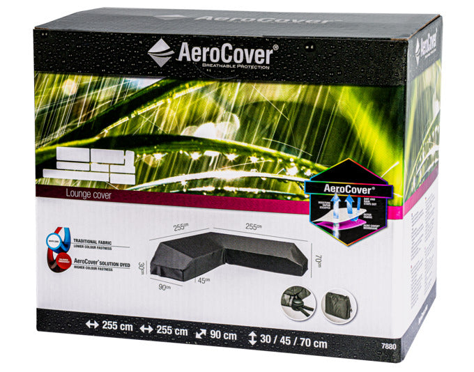 PLATINUM AEROCOVER Schutzhülle Lounge 255x255x90 cm in  präsentiert im Onlineshop von KAQTU Design AG. Gartenmöbelabdeckung ist von PLATINUM AEROCOVER