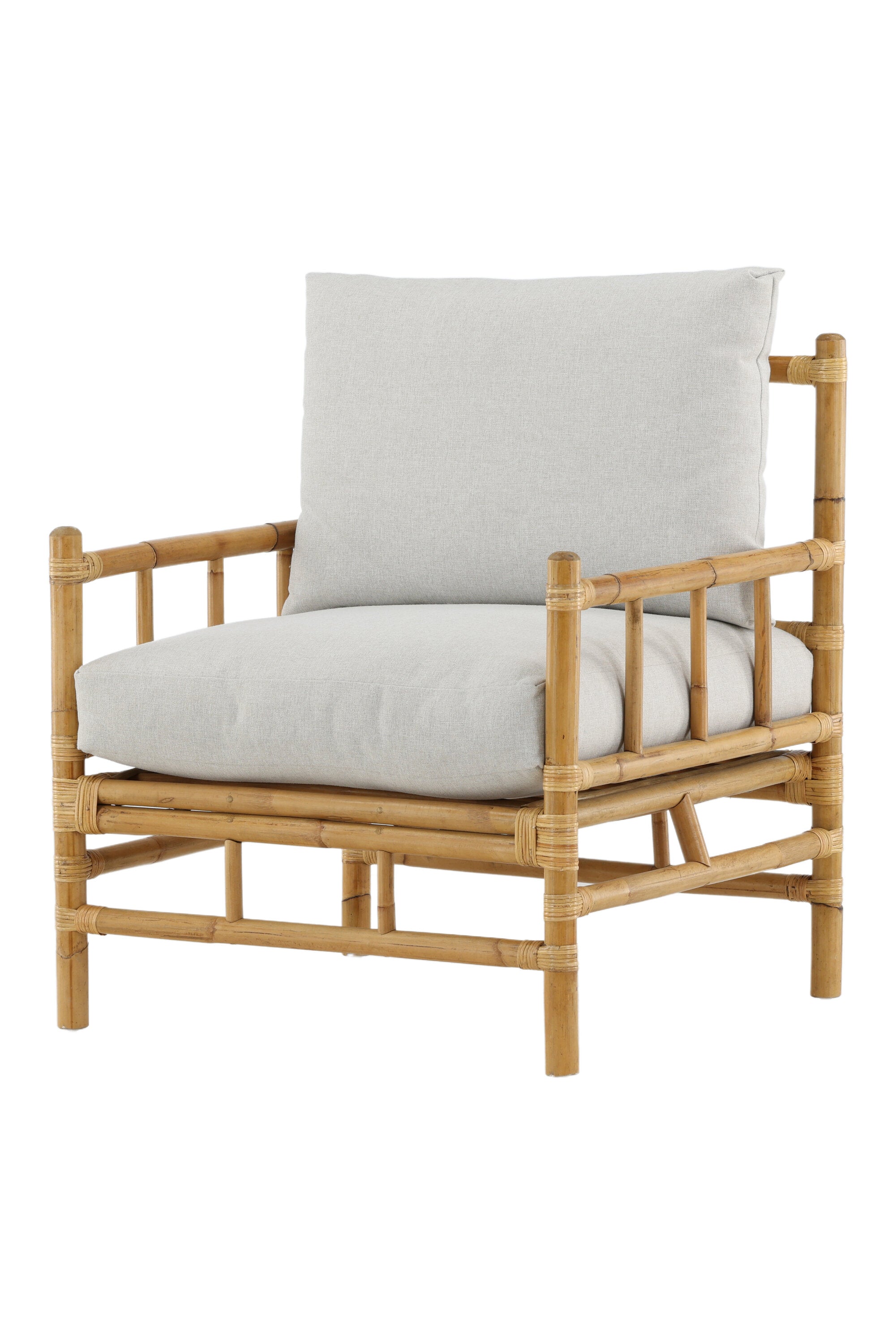 Cane Sofa Sessel in Hellgrau präsentiert im Onlineshop von KAQTU Design AG. Outdoor-Sessel ist von Venture Home