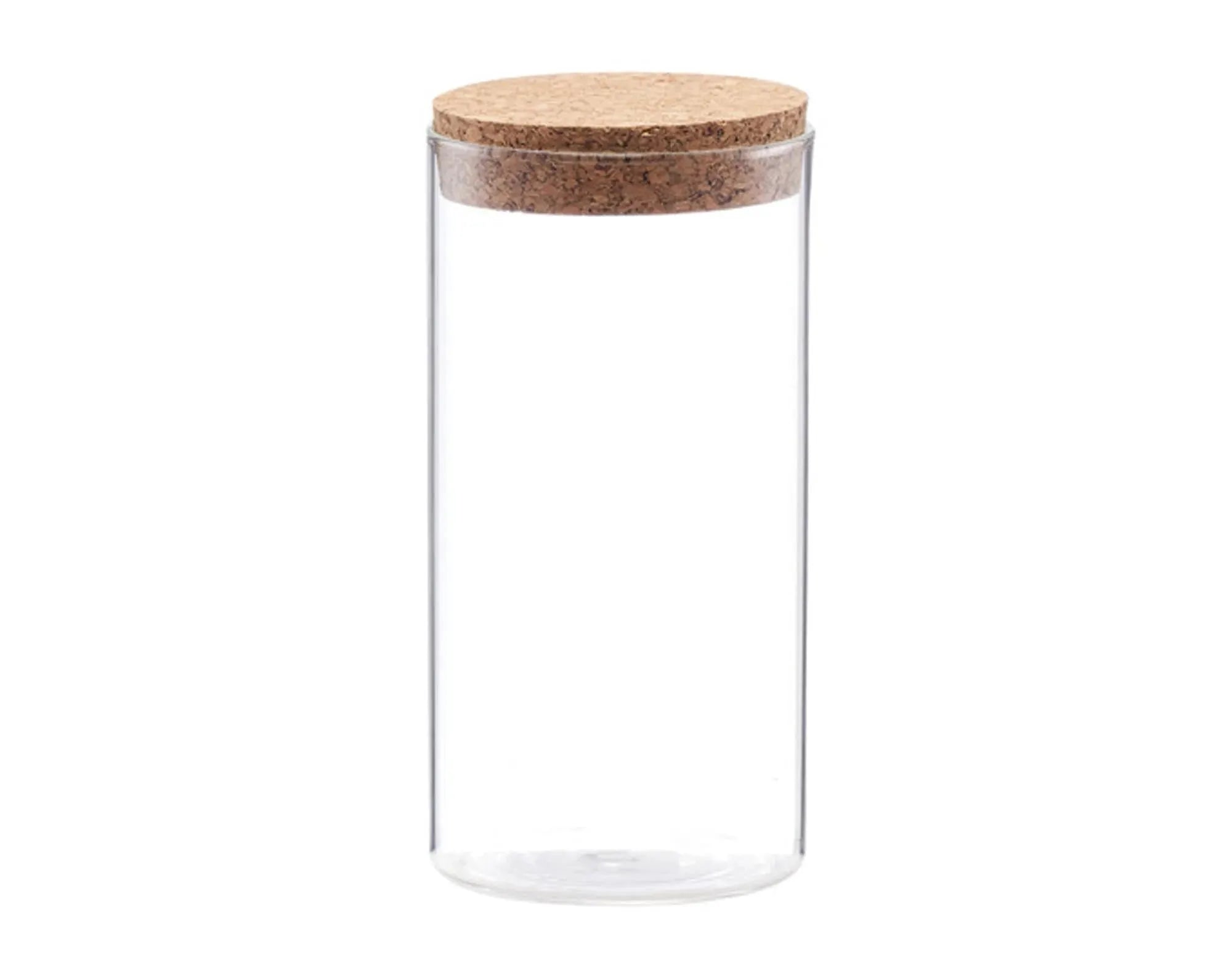 Vorratsglas mit Korkdeckel 550 ml ø7.5x16 cm in  präsentiert im Onlineshop von KAQTU Design AG. Aufbewahrungsdose ist von ZELLER PRESENT