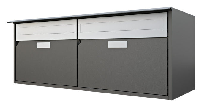 Briefkasten Alu400,2-N,DG,FF in  präsentiert im Onlineshop von KAQTU Design AG. Briefkasten ist von HUBER