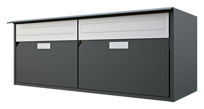Briefkasten Alu400,2-N,AG,FF in  präsentiert im Onlineshop von KAQTU Design AG. Briefkasten ist von HUBER