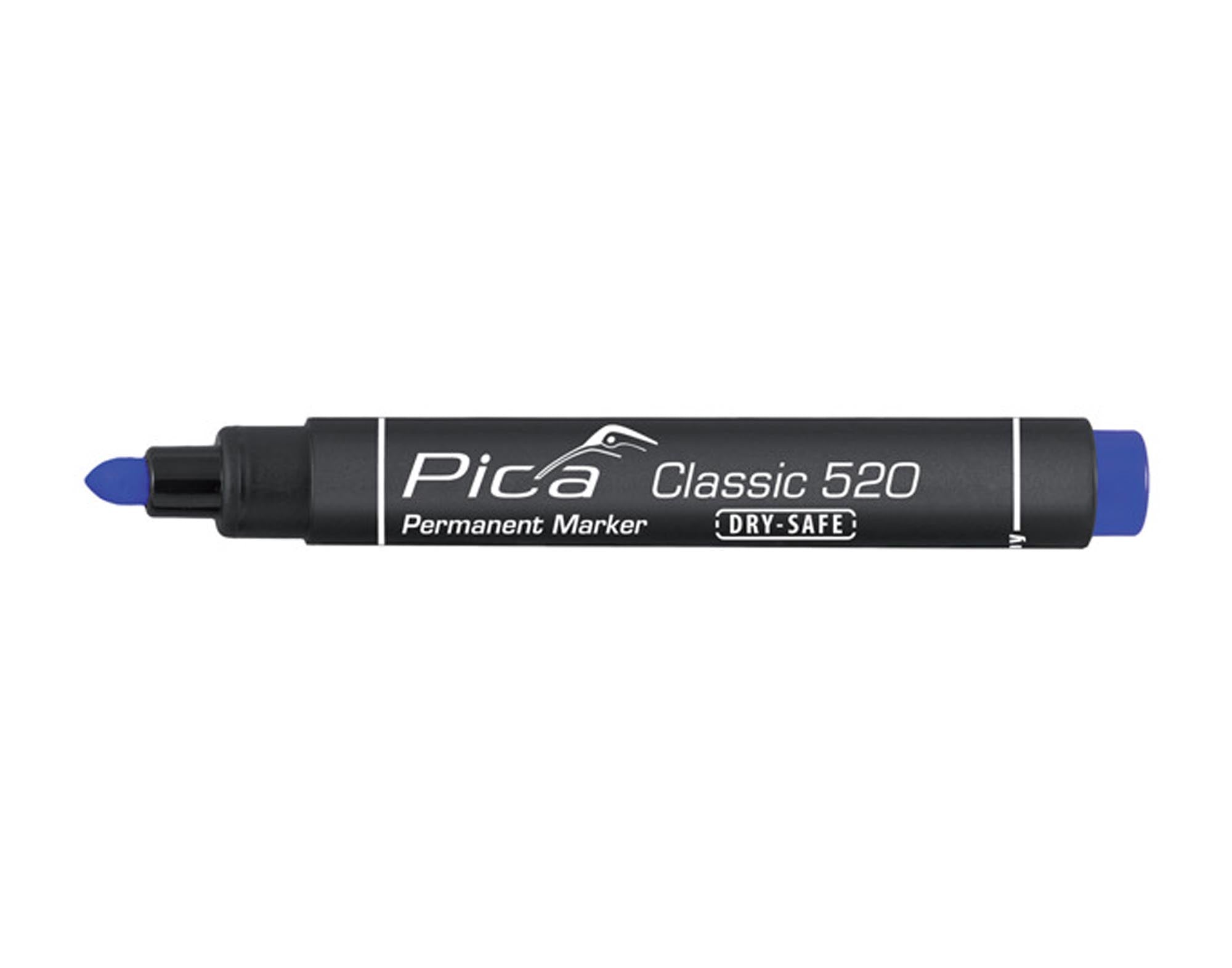 Permanentmarker Classic 520 blau in  präsentiert im Onlineshop von KAQTU Design AG. Büromaterial ist von PICA