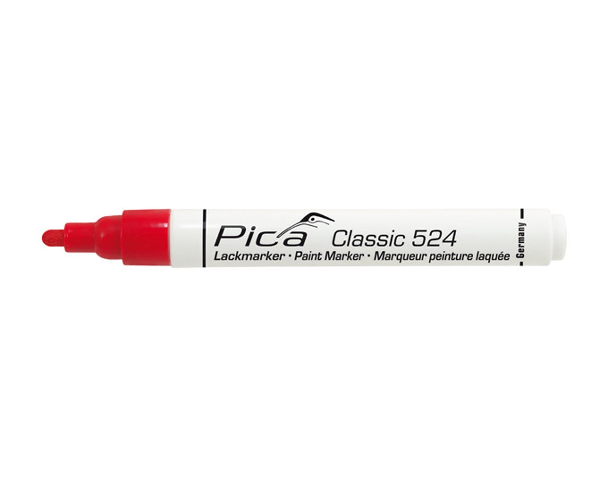 Industrie Lackmarker Classic 524 rot in  präsentiert im Onlineshop von KAQTU Design AG. Büromaterial ist von PICA