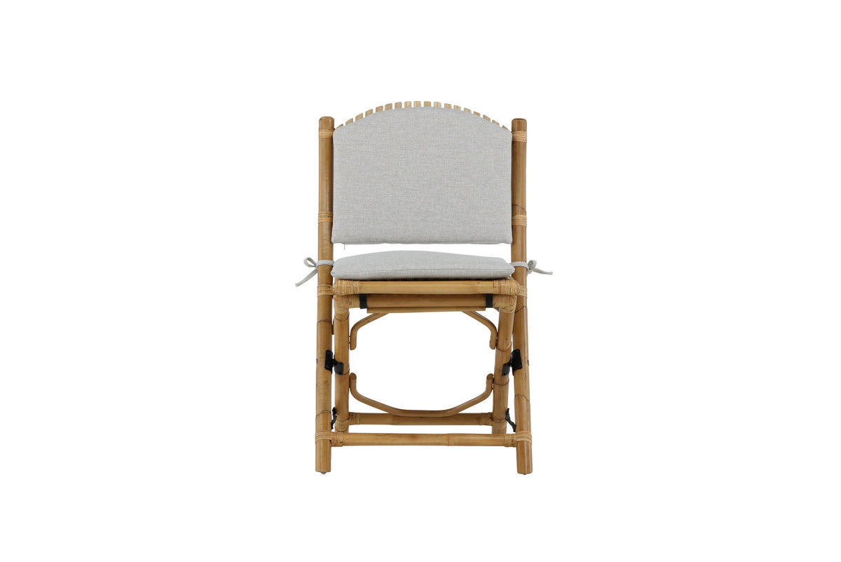 Cane Stuhl klappbar in Natur präsentiert im Onlineshop von KAQTU Design AG. Gartenstuhl ist von Venture Home