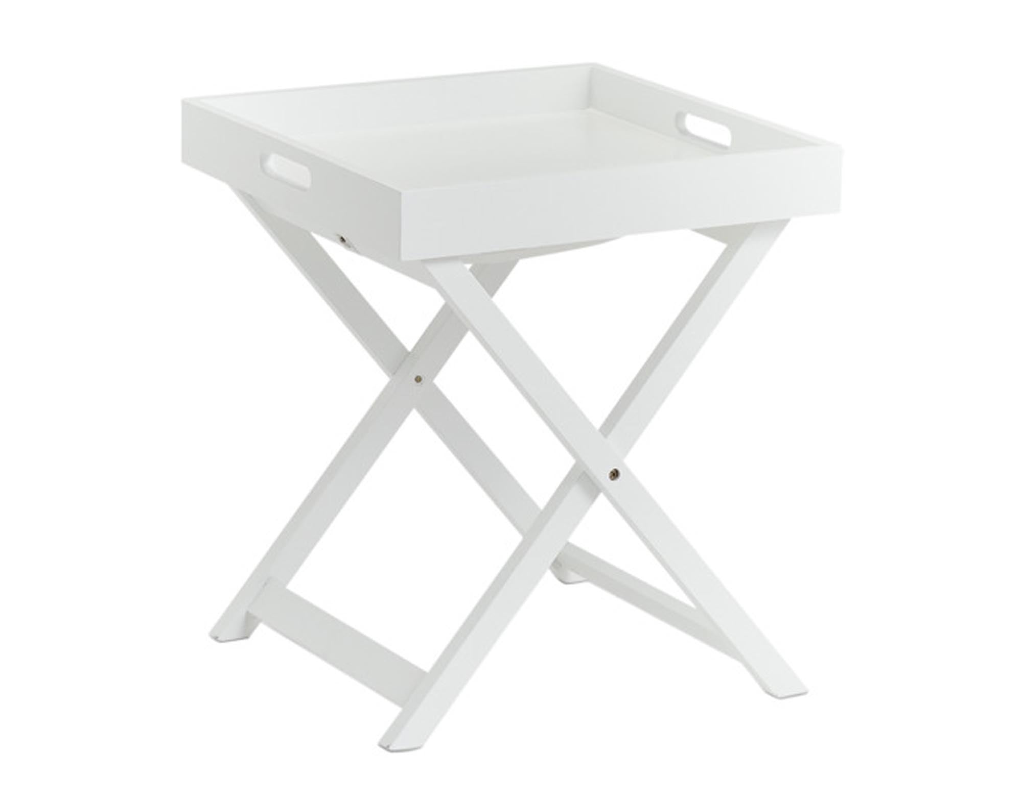 Beistelltisch mit Tablett MDF 40x40x46.5 cm in  präsentiert im Onlineshop von KAQTU Design AG. Beistelltisch ist von ZELLER PRESENT