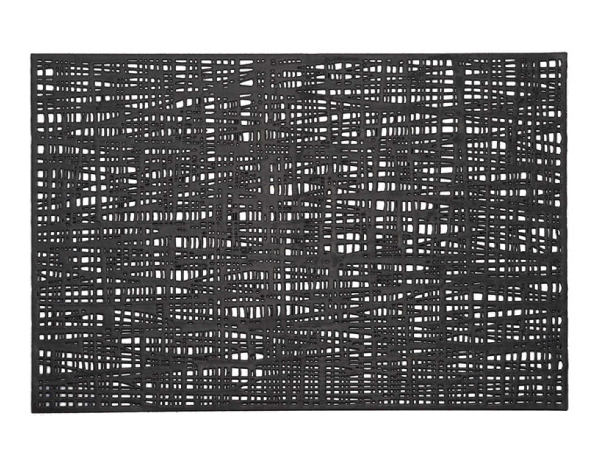 ZELLER Tischset Scribble PVC weiss 30x45 cm in  präsentiert im Onlineshop von KAQTU Design AG. Tischset ist von ZELLER PRESENT