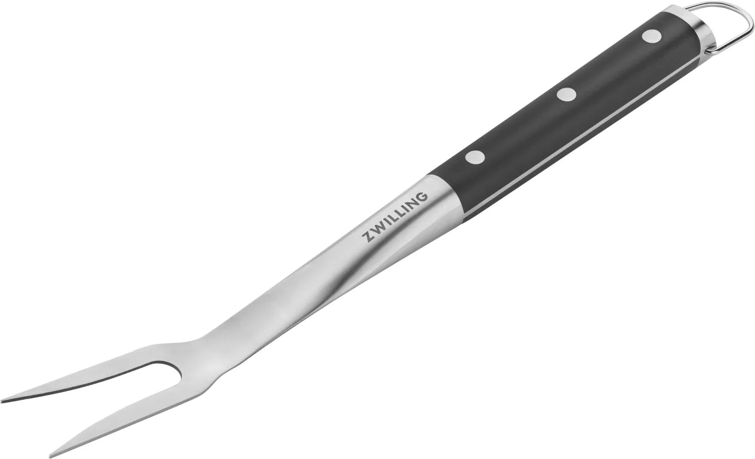 BBQ+ Fleischgabel, Edelstahl 41cm in Silber präsentiert im Onlineshop von KAQTU Design AG. Grillzubehör ist von Zwilling Kitchen