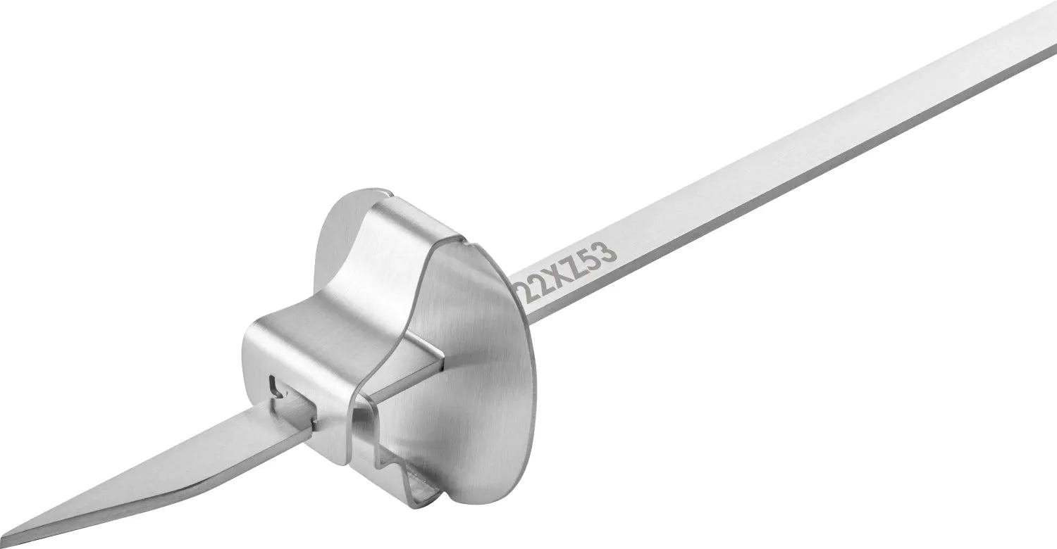 Hochwertiges BBQ+ Grillspiess Set von Zwilling: 5 Edelstahlspiesse, 29cm, langlebig, korrosionsbeständig, spülmaschinenfest.