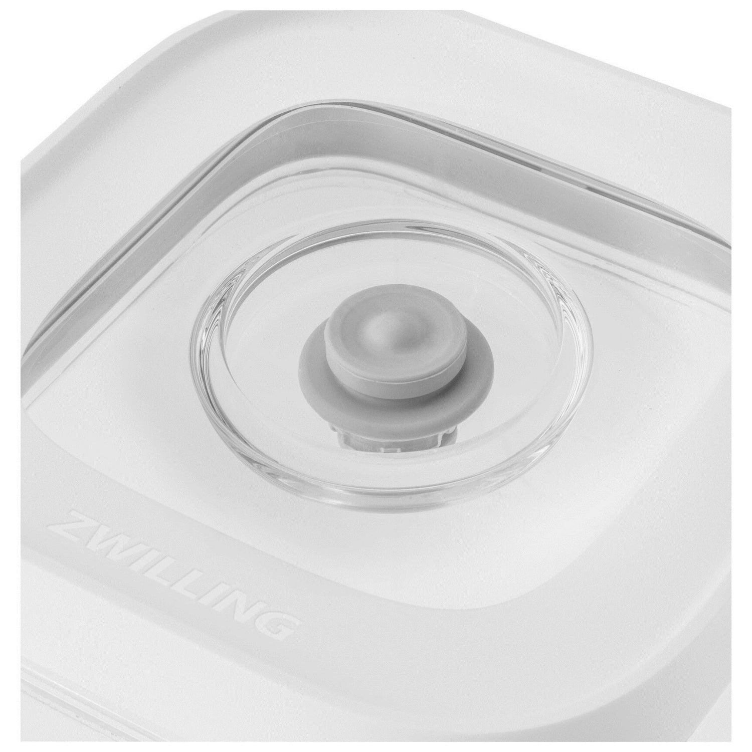 Praktisches 3-teiliges Cube Set XS von Zwilling in transparent-weiß, perfekt für die vakuumierte Aufbewahrung von Lebensmitteln, 120ml, platzsparend.