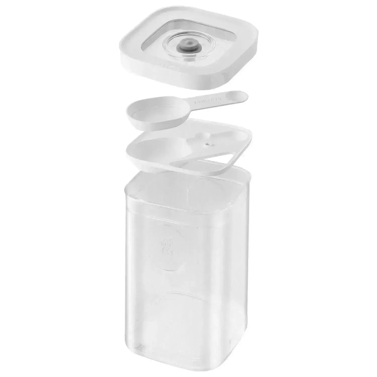 Cube S Einsatz mit Messlöffel, passend für Zwilling S, 2S, 3S, 4S. Perfekt für genaue Dosierung und praktische Aufbewahrung.