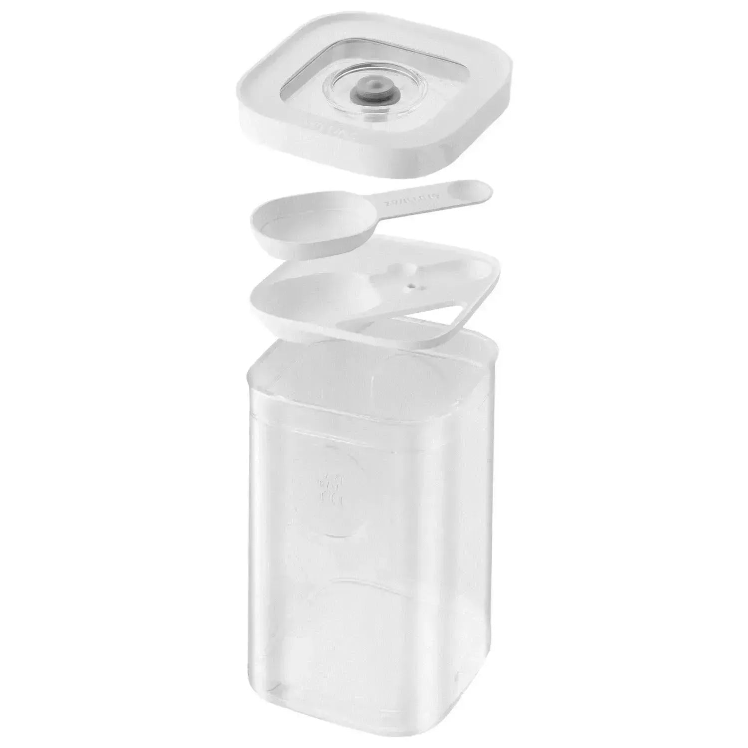 Cube S Einsatz mit Messlöffel, passend für Zwilling S, 2S, 3S, 4S. Perfekt für genaue Dosierung und praktische Aufbewahrung.